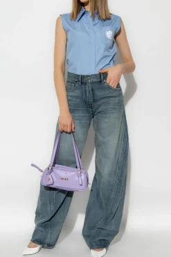 Versace BLUE Jeans with vintage effect