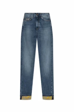 Versace BLUE Patterned jeans