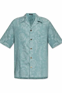 Versace BLUE Short sleeve shirt