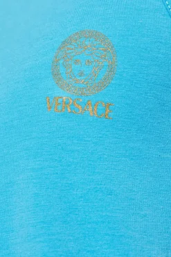 Versace BLUE Sleeveless underwear T-shirt