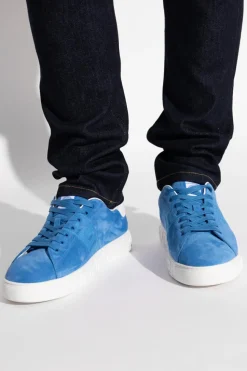 Versace BLUE Sports shoes with logo