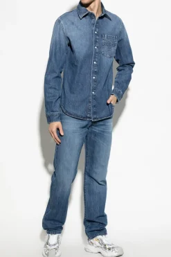 Versace BLUE Straight-leg jeans