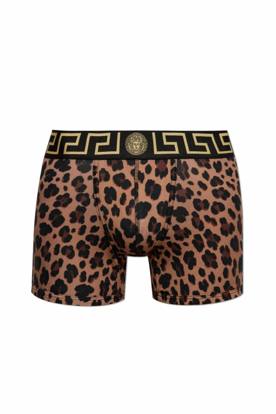 Versace BROWN Animal print boxers