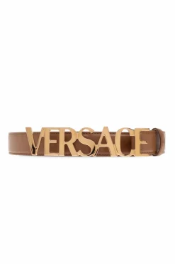 Versace BROWN Leather belt