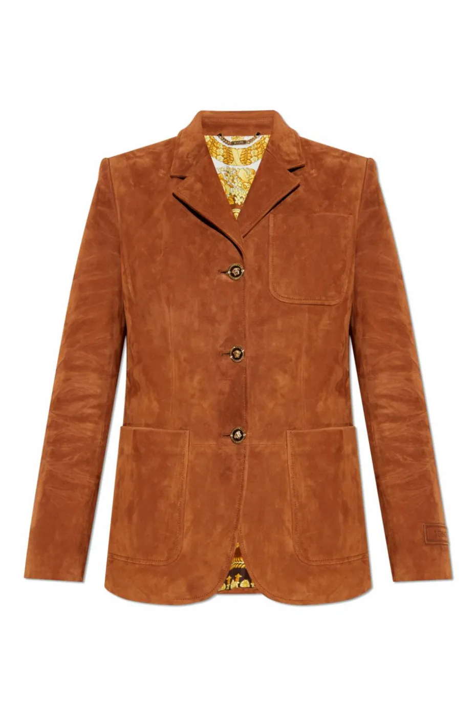 Versace BROWN Suede blazer