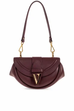 Versace BURGUNDY Shoulder bag `Small`