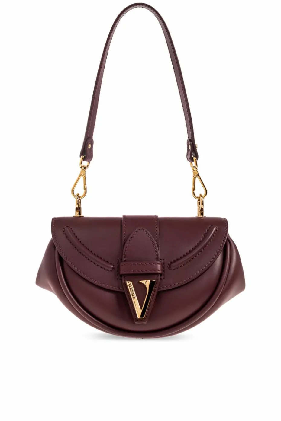 Versace BURGUNDY Shoulder bag `Small`