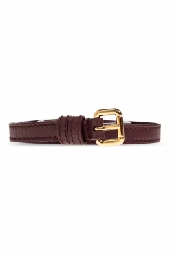 Versace BURGUNDY Shoulder bag `Virtus`