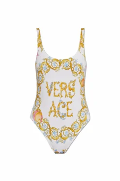 Versace cream One-piece swimsuit