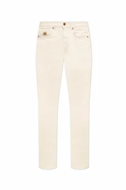 Versace cream Tapered jeans