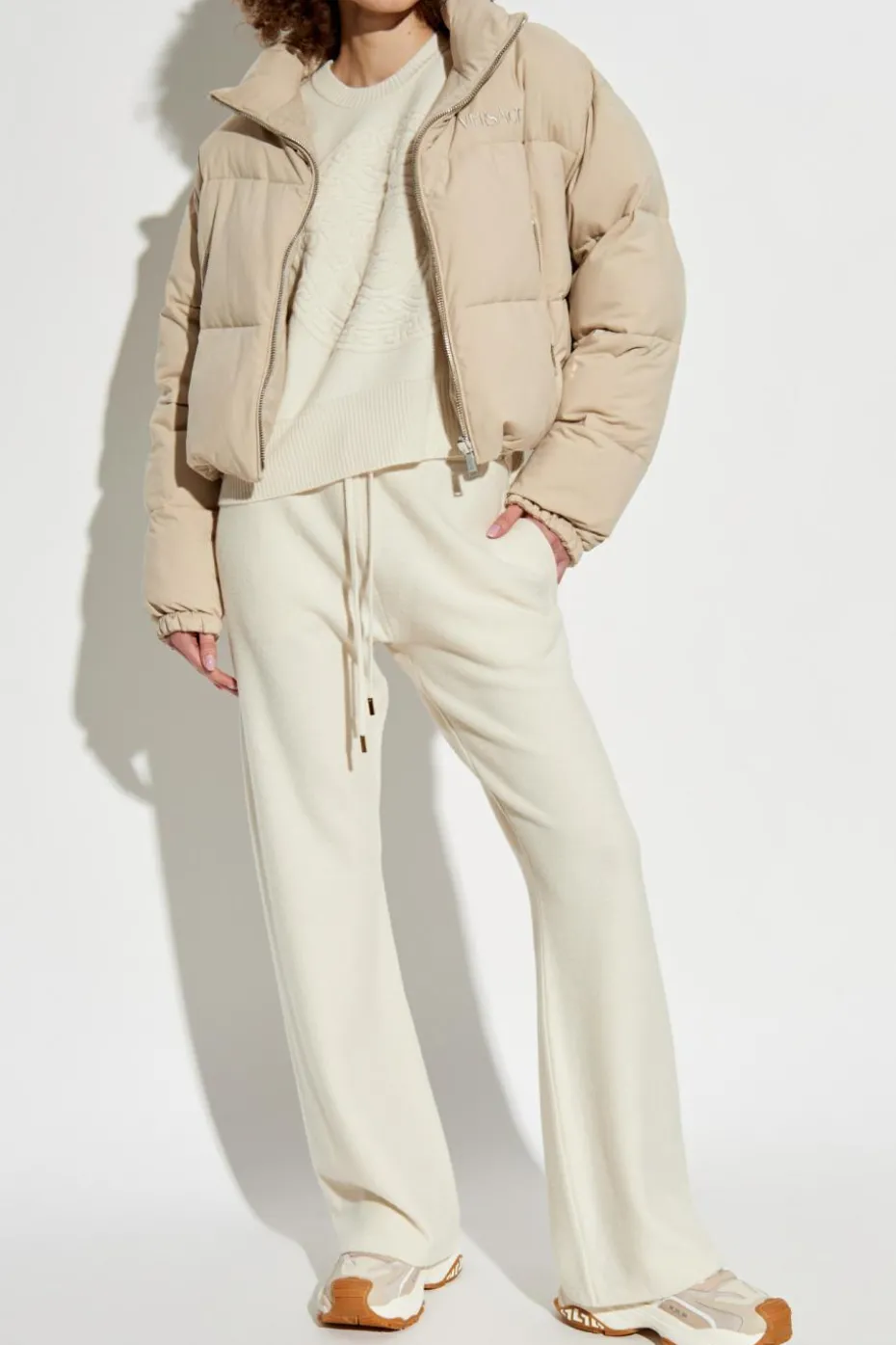 Versace cream Wool pants
