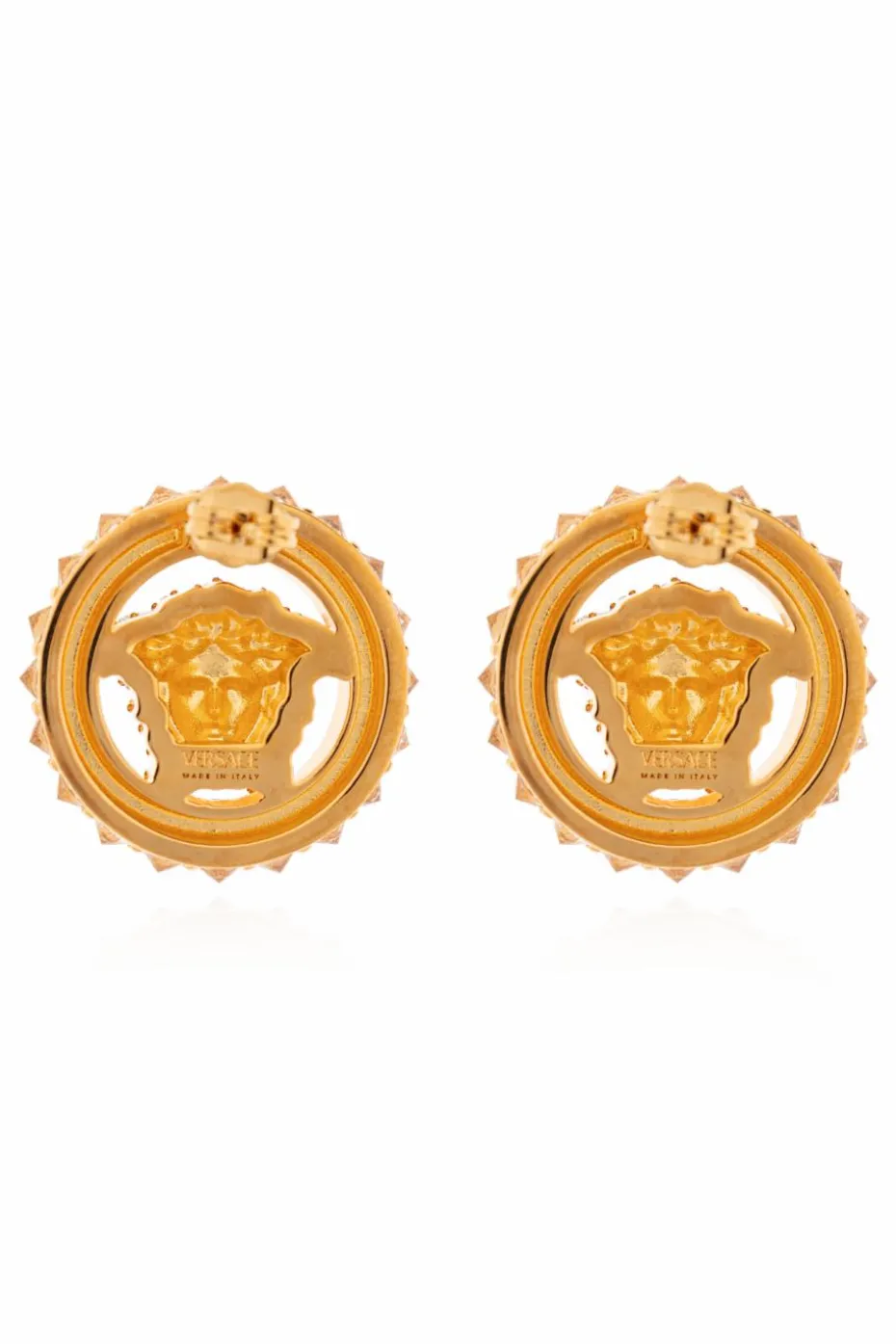 Versace GOLD Earrings with logo