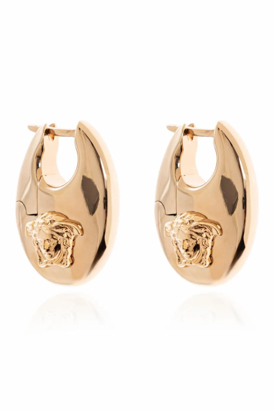 Versace GOLD Earrings with logo