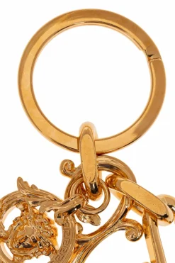 Versace GOLD Keychain with charms