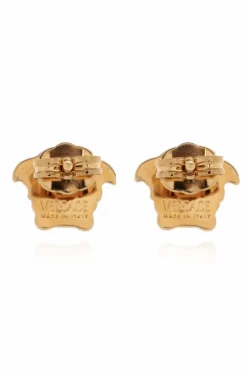 Versace GOLD Medusa face earrings