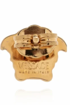 Versace GOLD Medusa face earrings