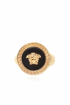 Versace GOLD Medusa head ring
