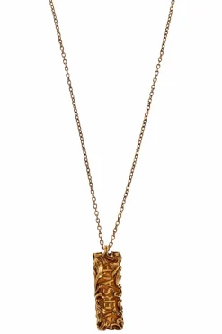 Versace GOLD Necklace with a pendant with logo