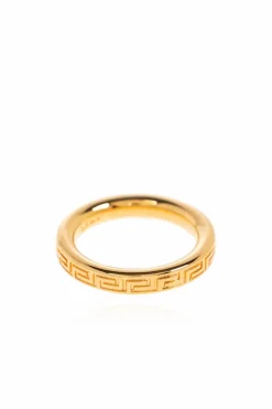 Versace GOLD Ring with engraved pattern