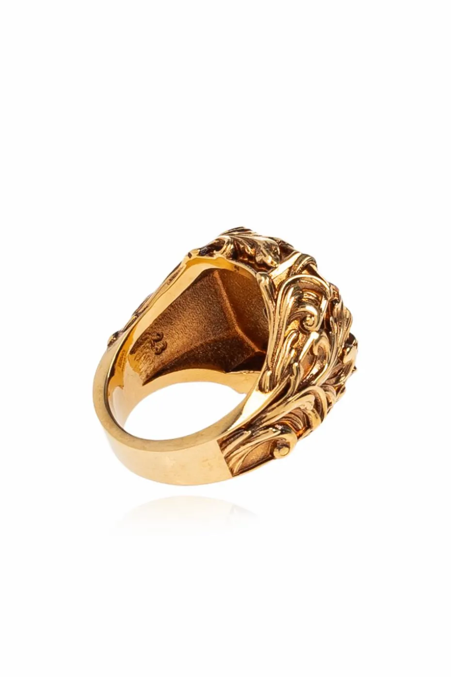Versace GOLD Ring with Medusa head motif