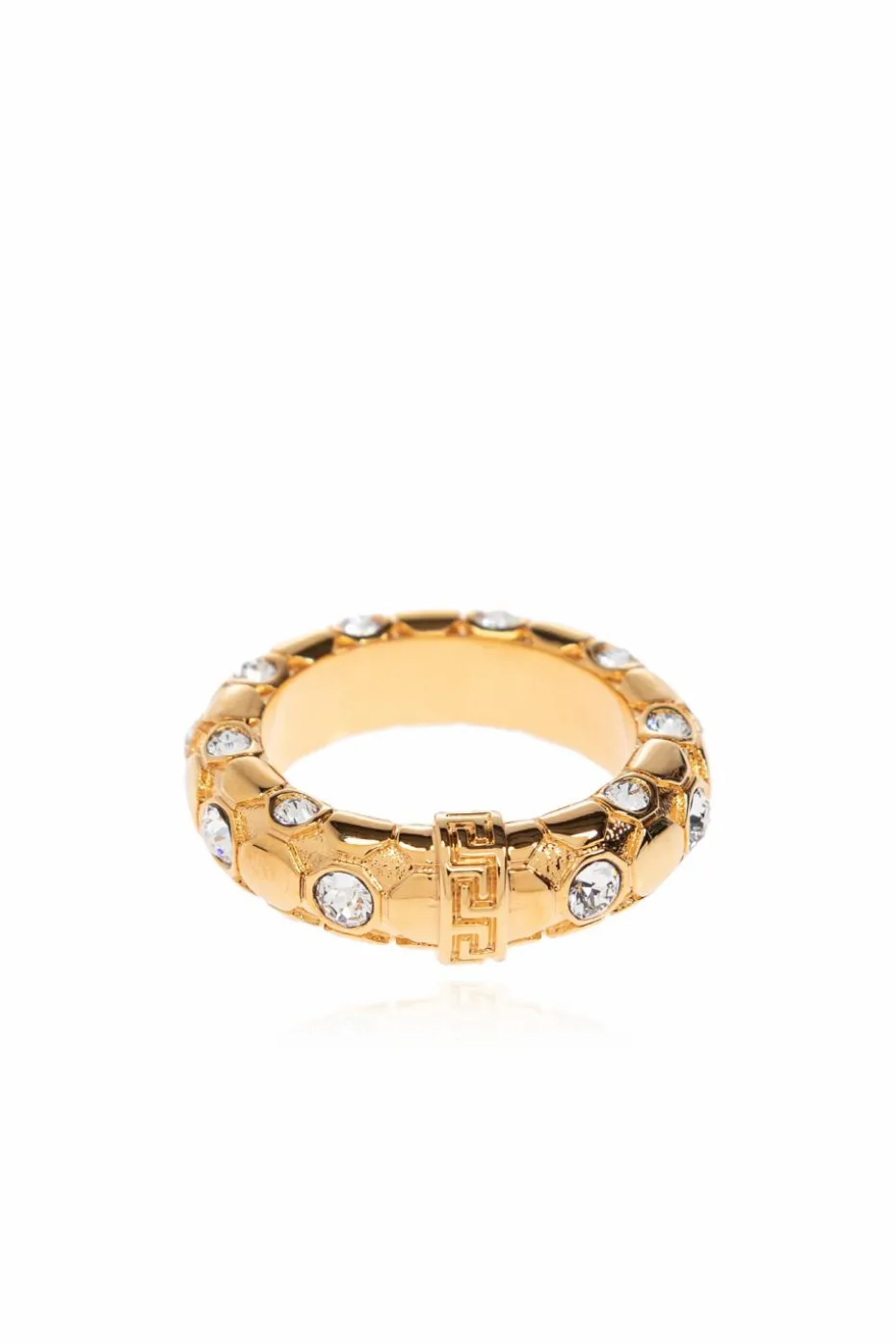 Versace GOLD Ring with shimmering crystals