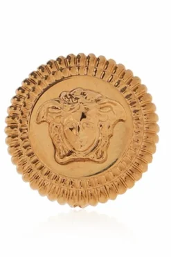 Versace GOLD Round earrings with charms