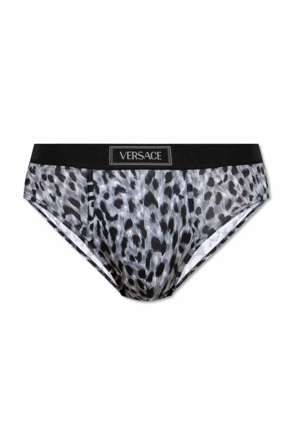 Versace GREY Animal print briefs