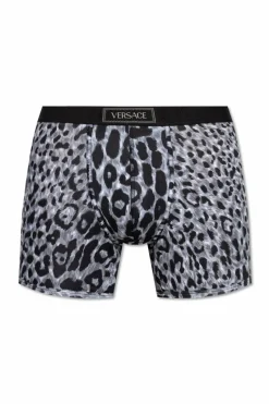 Versace GREY Animal print boxers