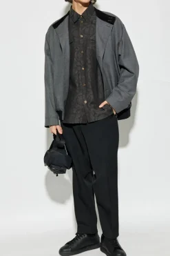 Versace GREY Jacquard shirt