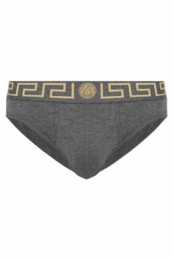Versace GREY Logo briefs