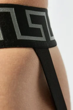 Versace GREY Patterned jockstraps