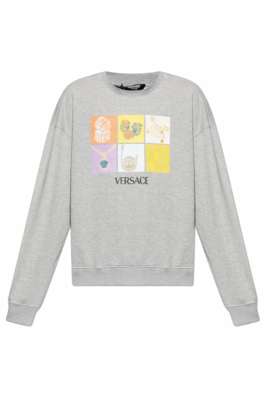Versace GREY Printed sweatshirt