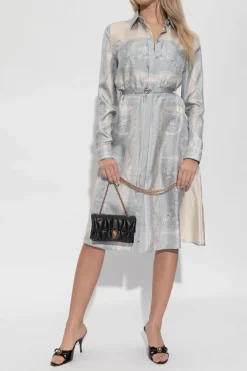 Versace GREY Silk dress