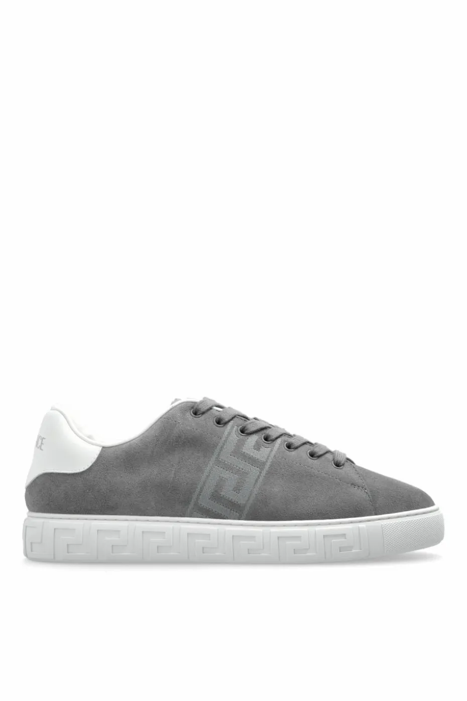 Versace GREY Suede sports shoes