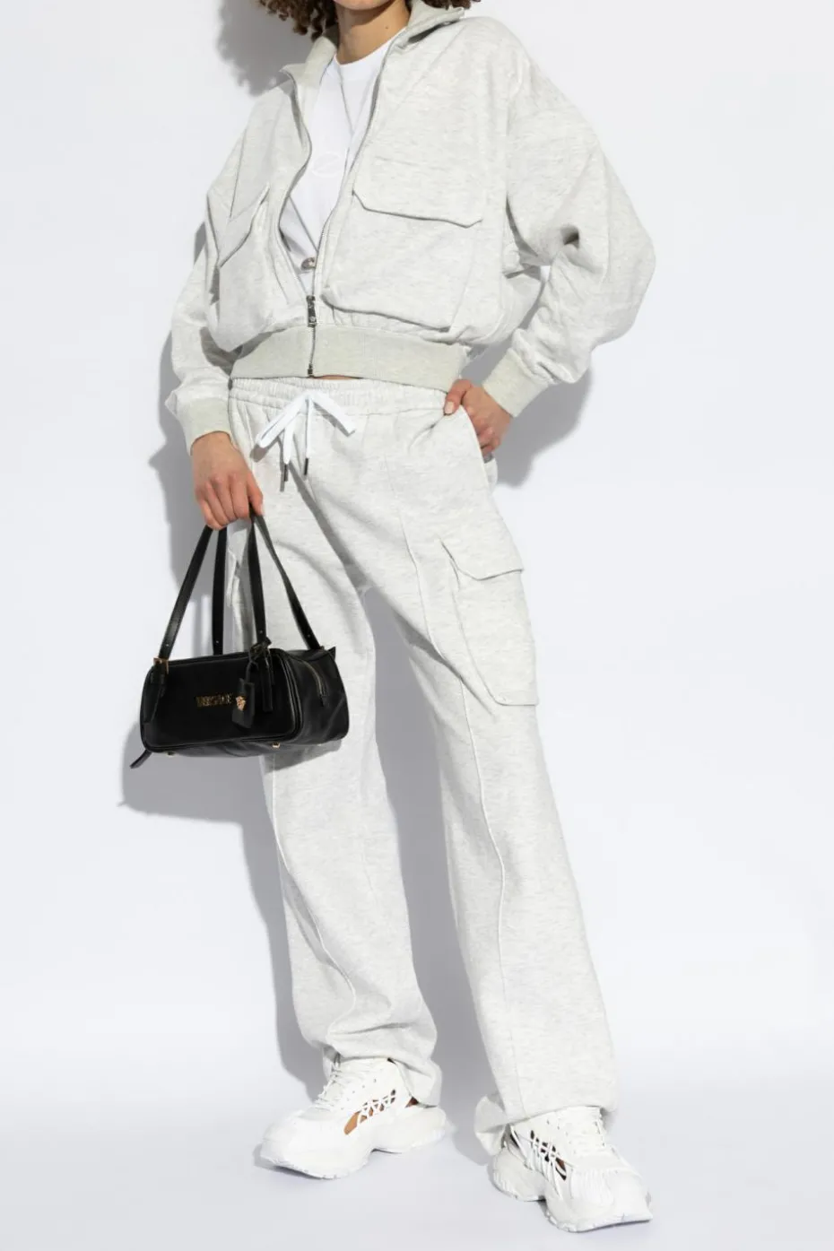 Versace GREY Sweatshirt with pockets