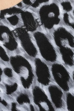 Versace GREY Top with animal motif