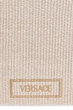 Versace Home beige Set of four towels with basket