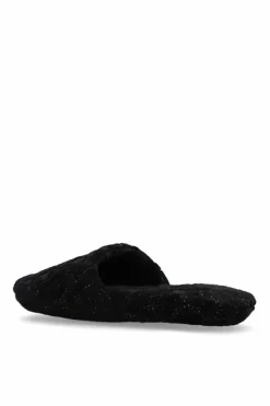 Versace Home BLACK Cotton slippers