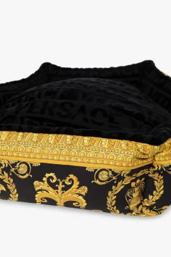 Versace Home BLACK Patterned dog bed