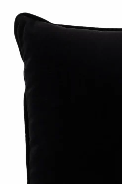 Versace Home BLACK Pillow with an application in the shape of a Medusa's head