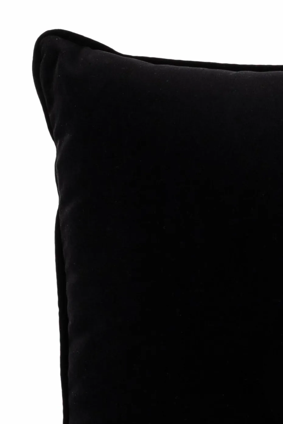 Versace Home BLACK Pillow with an application in the shape of a Medusa's head