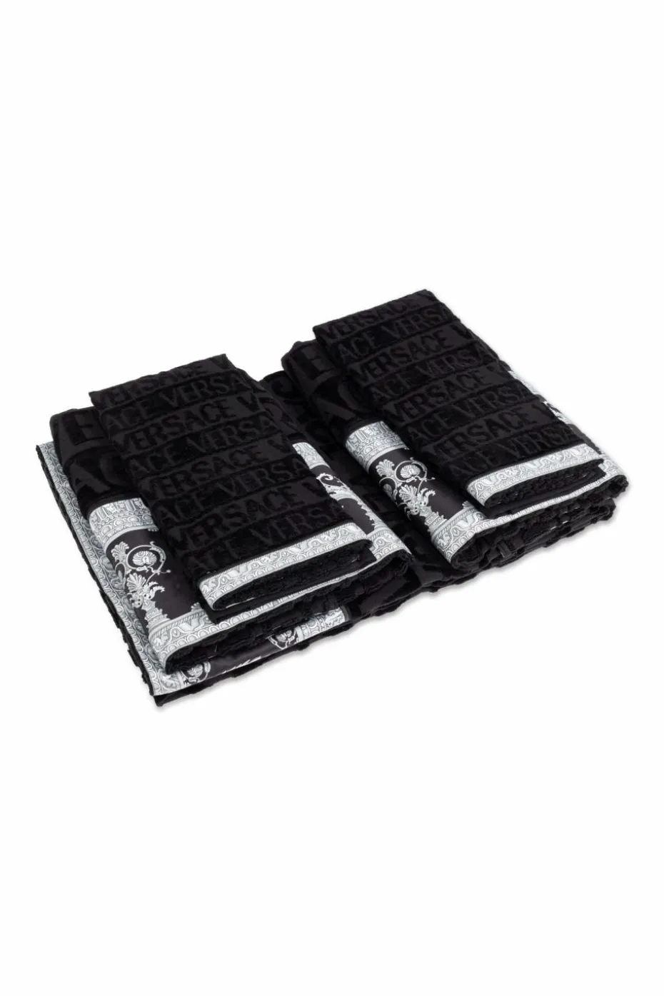 Versace Home BLACK Set of five towels