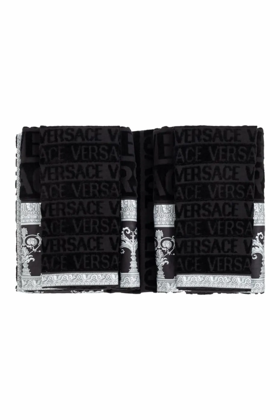 Versace Home BLACK Set of five towels