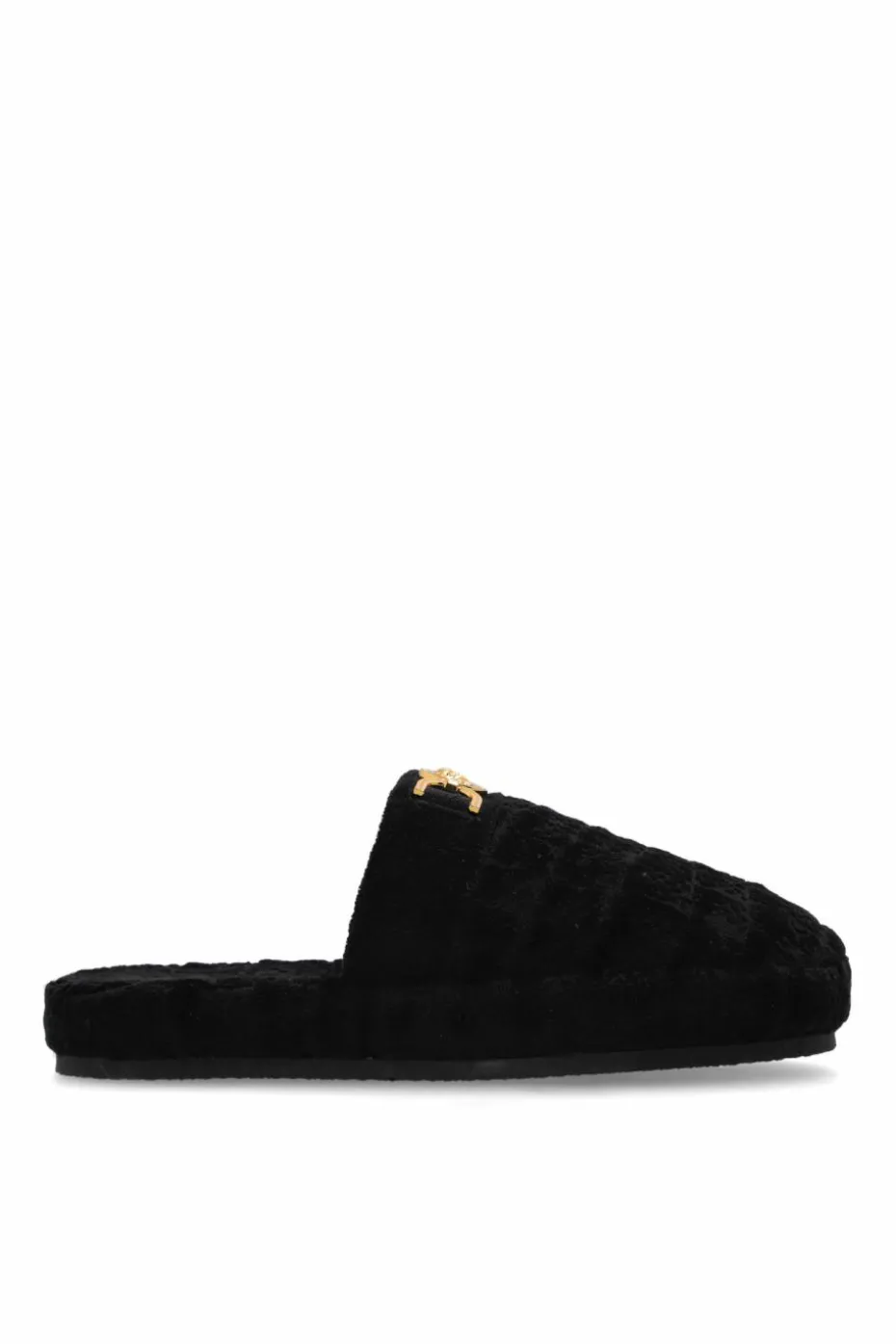 Versace Home BLACK Slippers with logo