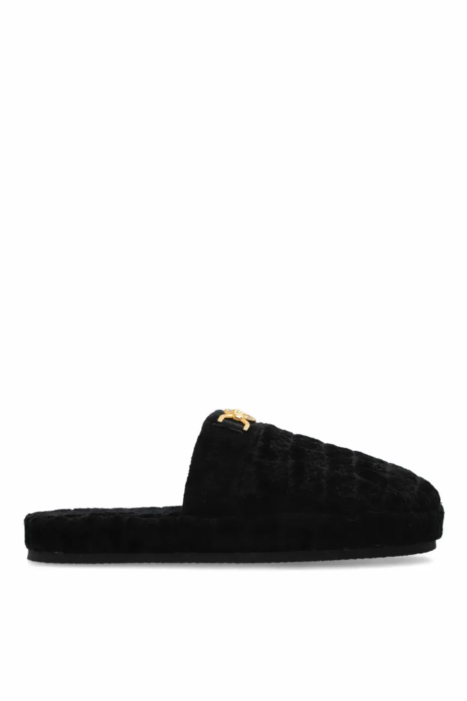 Versace Home BLACK Slippers with logo