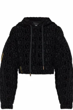 Versace Home BLACK Sweatshirt with Logo