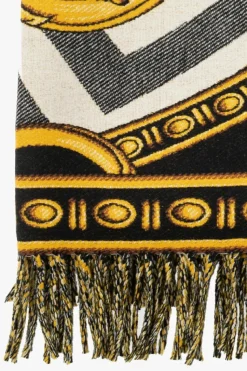 Versace Home BLACK Wool blanket