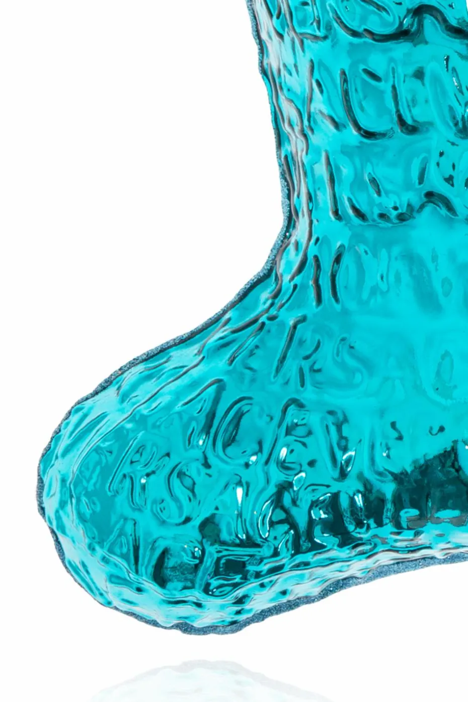 Versace Home BLUE Holiday ornament finished with shimmering glitter