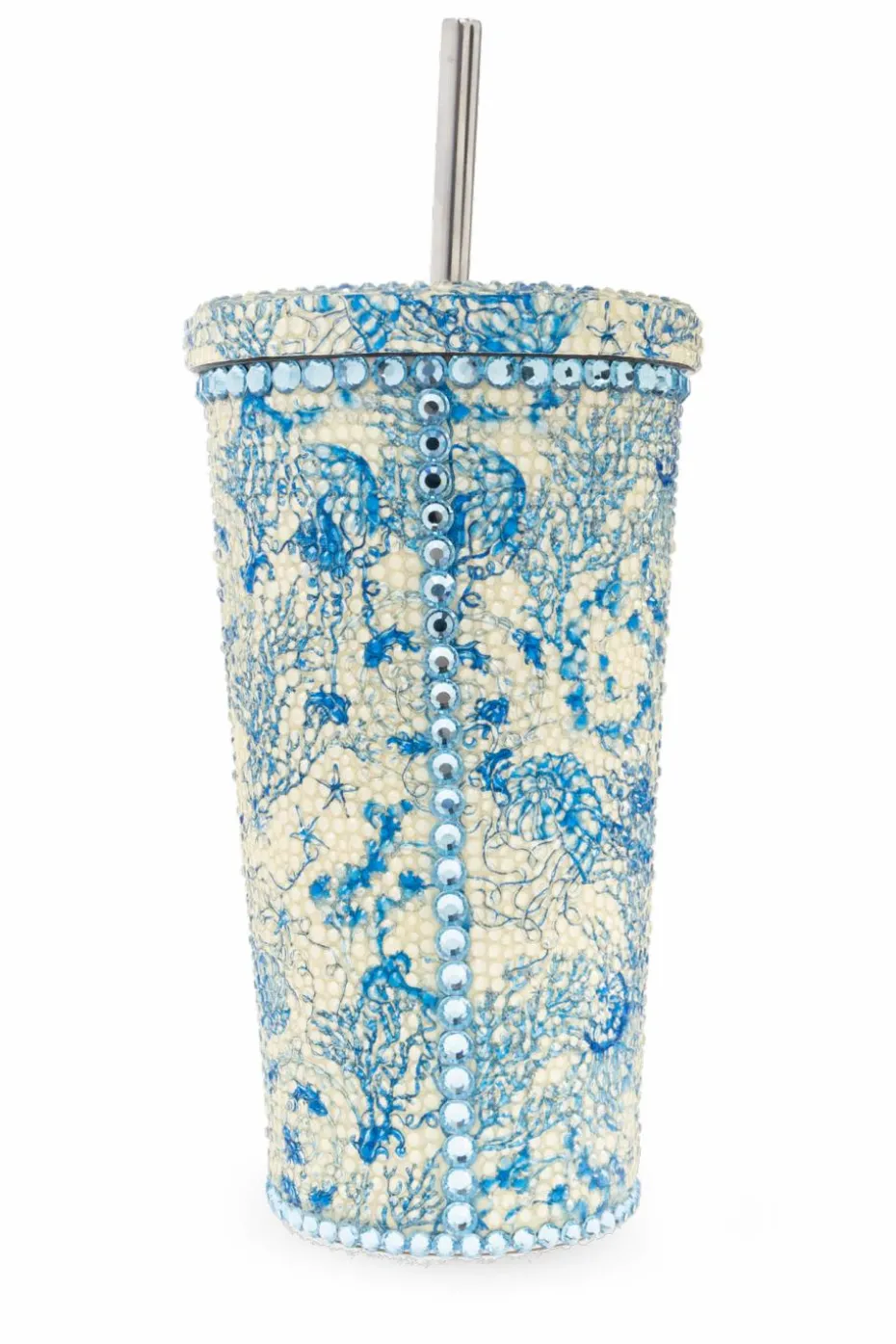 Versace Home BLUE Thermal cup with straw