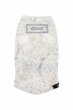 Versace Home cream Cotton clothing for belt